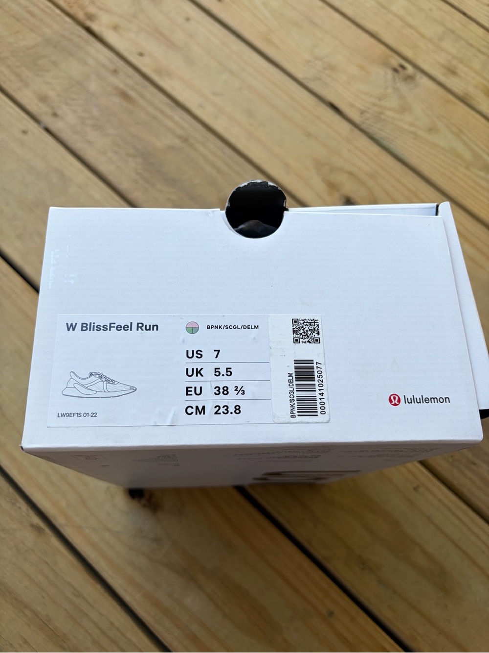NIB Lululemon size 7 Breathable Pink & Neon Green Women's Running Sneakers - Picture 10 of 10